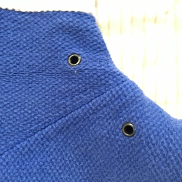 Vintage Jos. A. Bank Pebble Cloth Blue w/ White Stripe Crew Sweatshirt Size XL - Picture 6 of 6